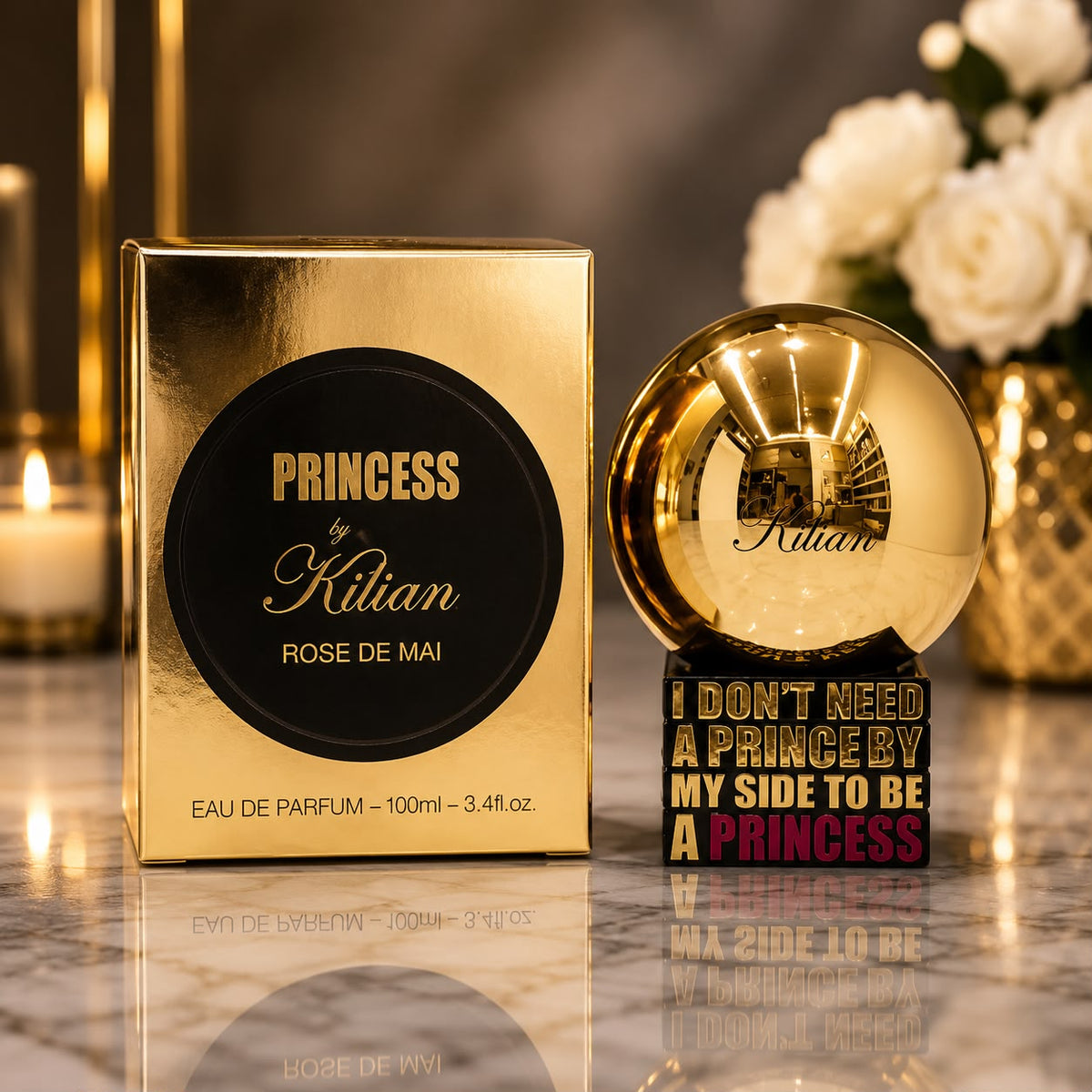 KILIAN I Don't Need A Prince By My Side To Be A Princess-Rose de Mai Eau de Parfum 100ml