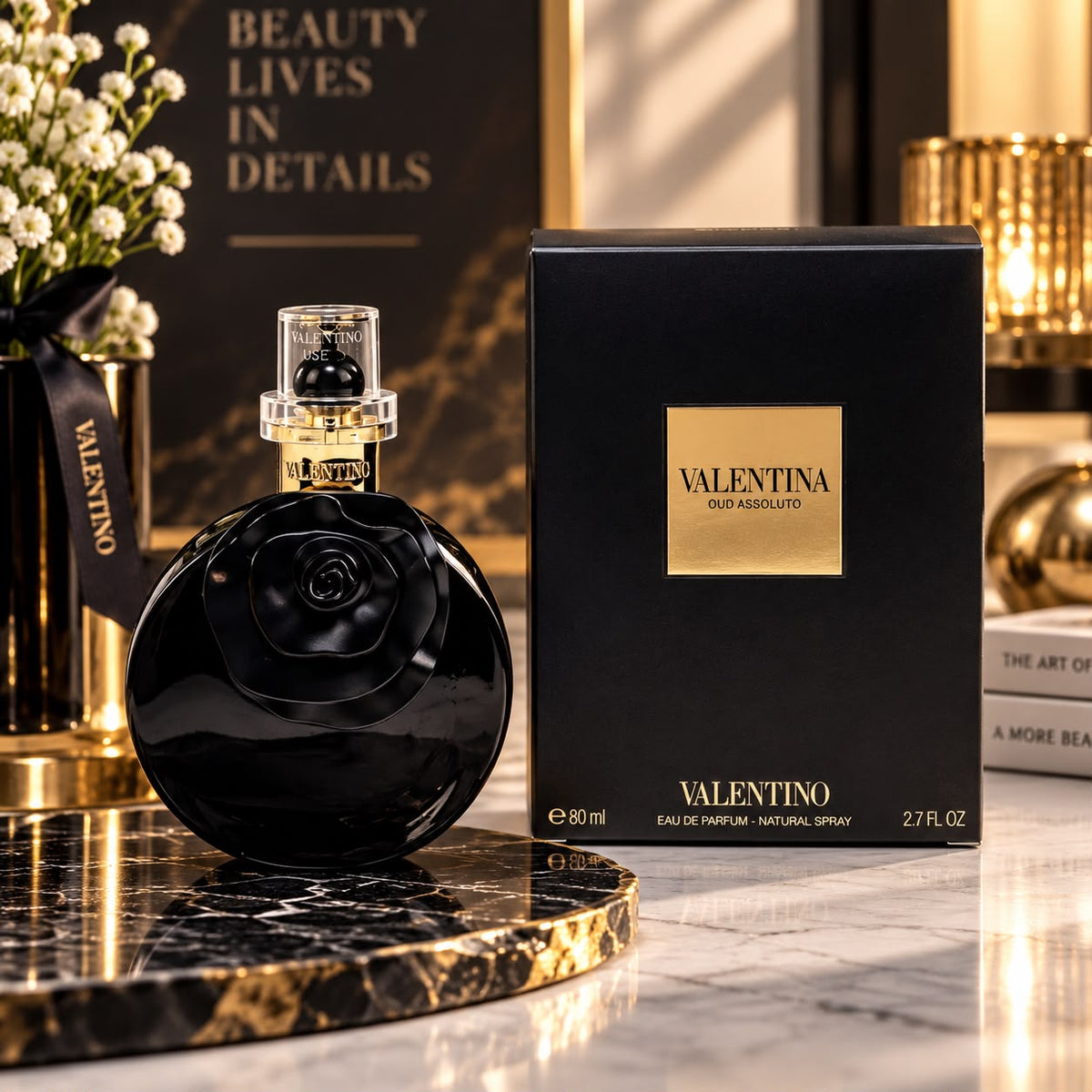 Valentino Black Carved ebony Essence 80ml