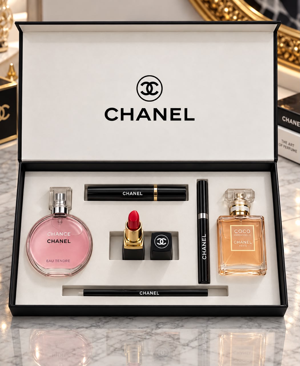 CHANEL GIFT SET +COSMETICS 30ML