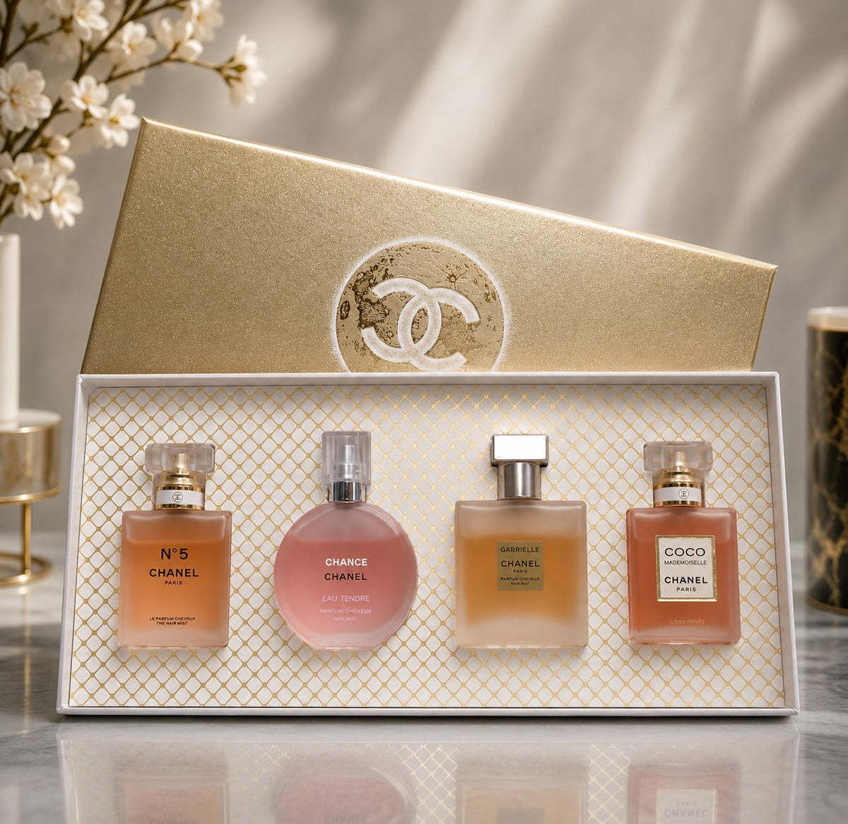 CHANEL PERFUME 4 IN 1 GIFT SET 4 × 30ML