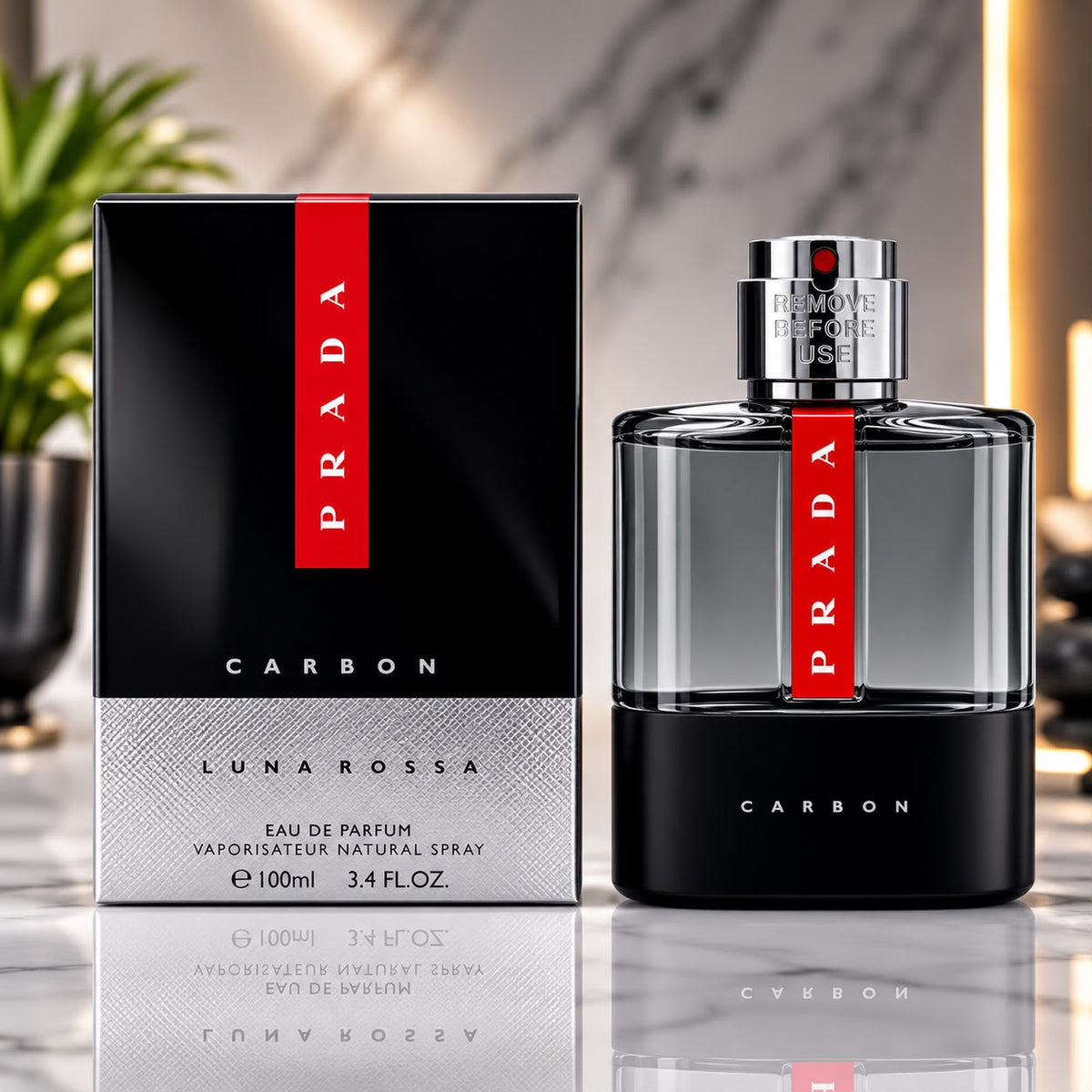 PRADA Carbon Luna Rossa Eau De Parfum 100ml