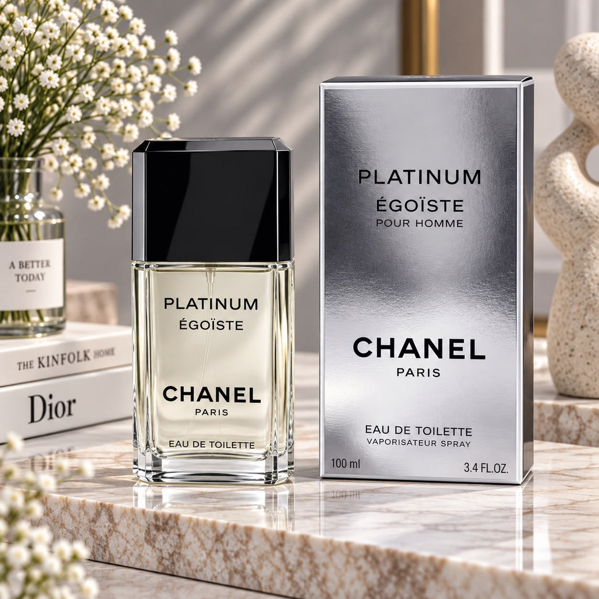 Chanel White Gold for Men 100ml Chanel Egoiste Platinum Eau de Toilette