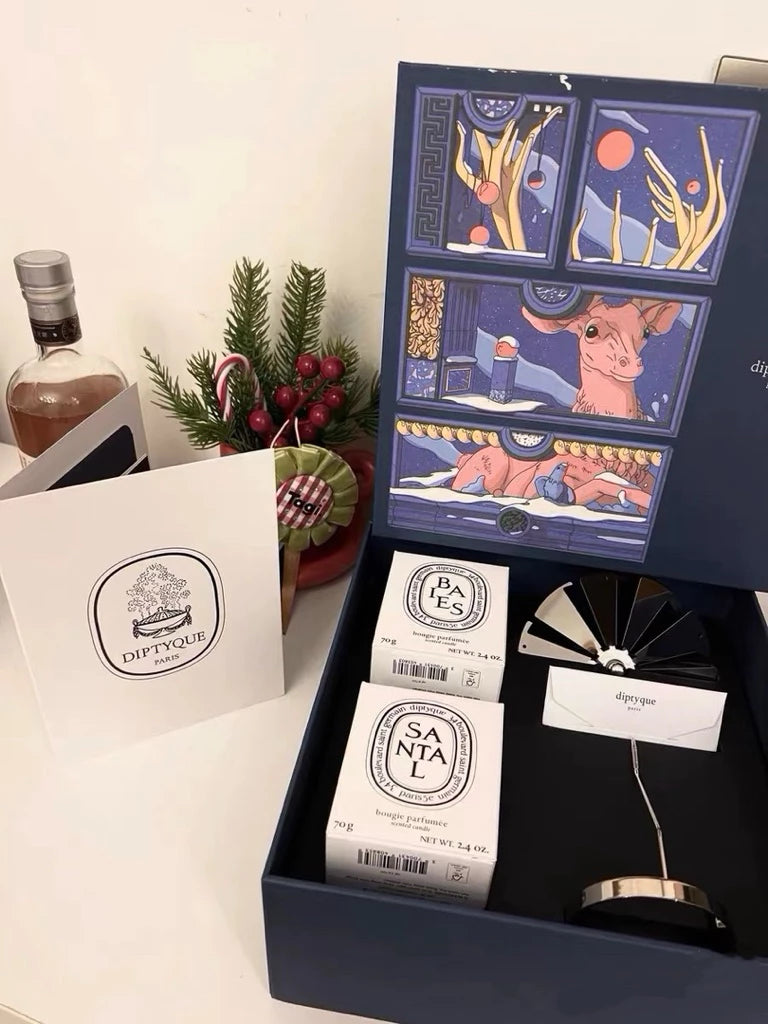 Diptyque Carousel set with two candles 70gx2