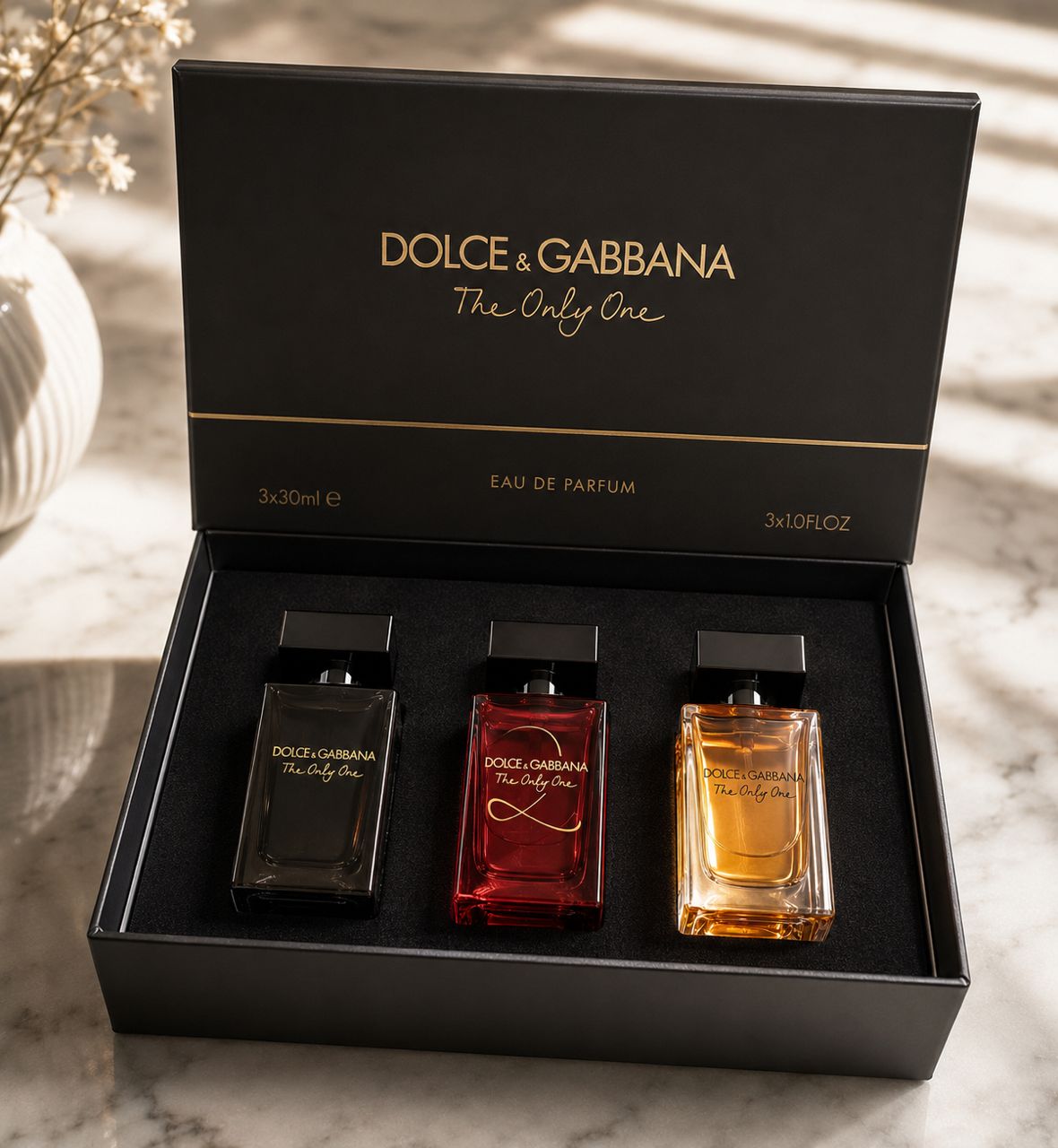 DOLCE AND GABBANA THE ONLY ONE 3 IN 1 GIFT SET 3 × 40ML