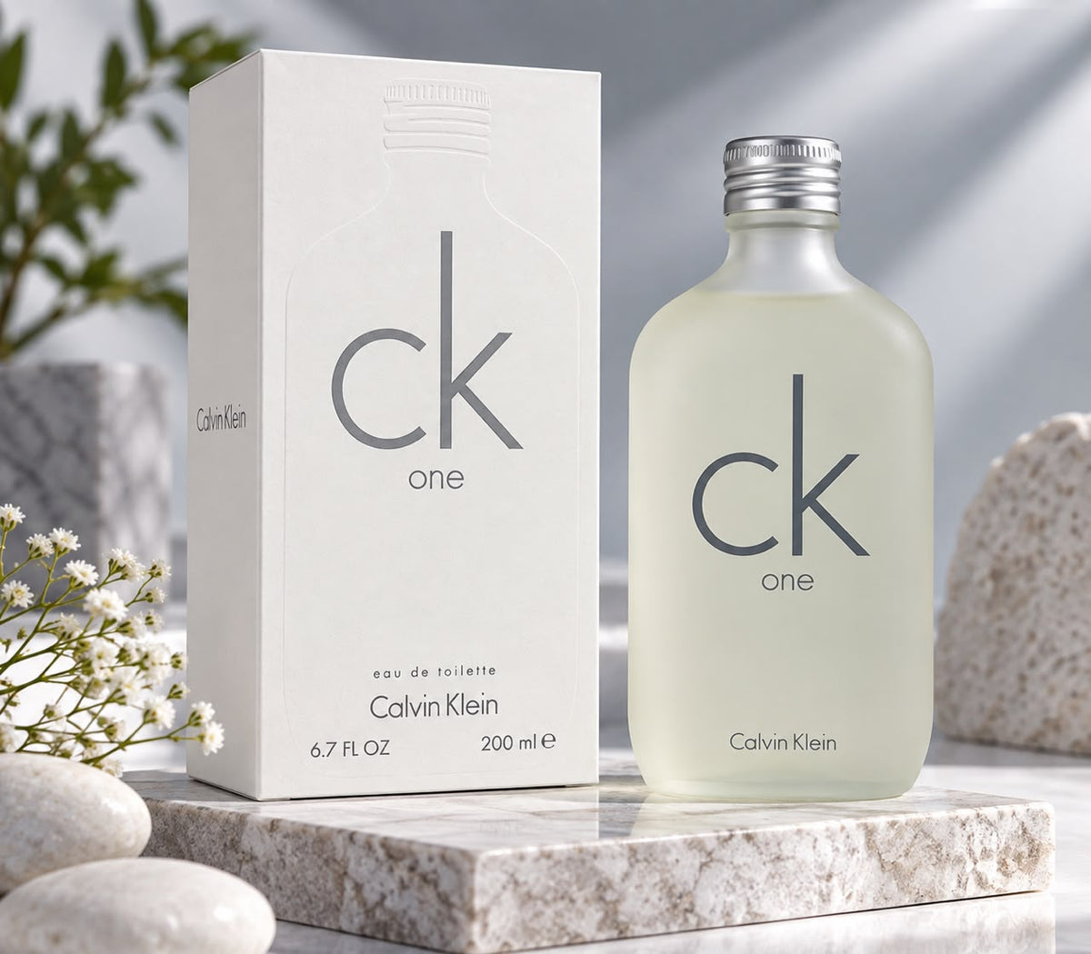 Calvin Klein Calvin Klein White CK ONE Unisex Perfume for Men/Women 200ML