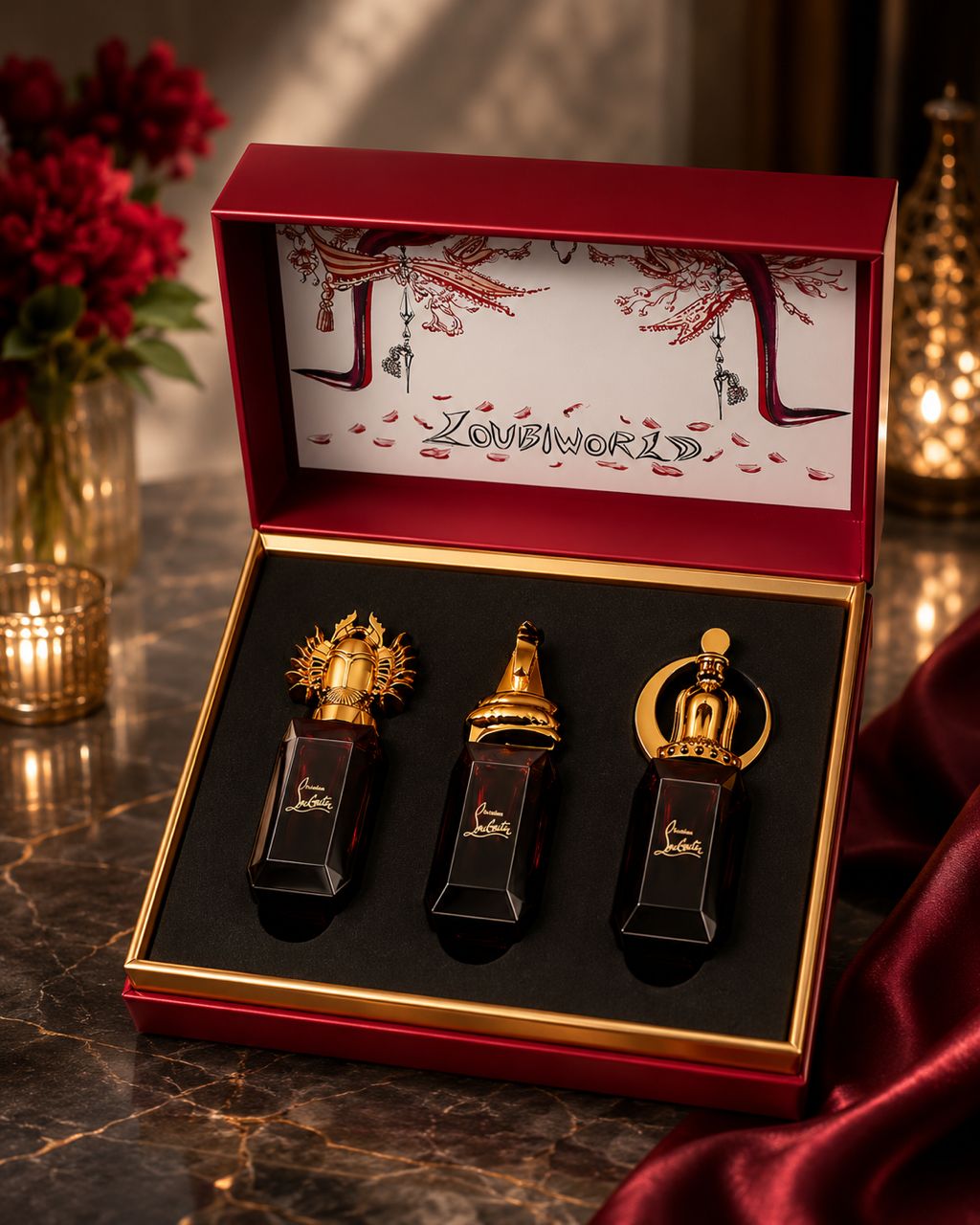 CHRISTIAN LOUBI WORLD 3 IN 1 GIFT SET 3 × 40ML