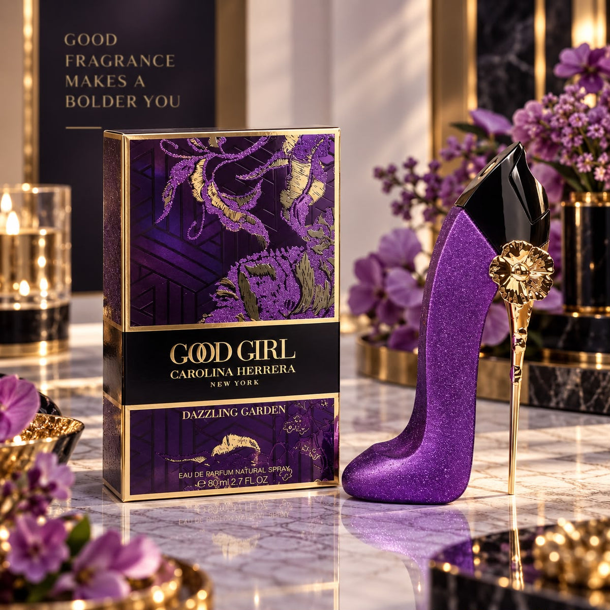 Carolina not Tame Queen Purple Gold Heels 85ml women's perfume