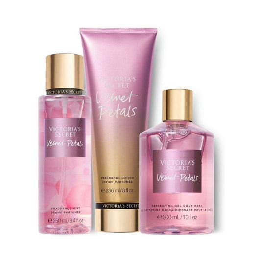 VS VELVET PETALS MIST BODY LOTION BATH WASH