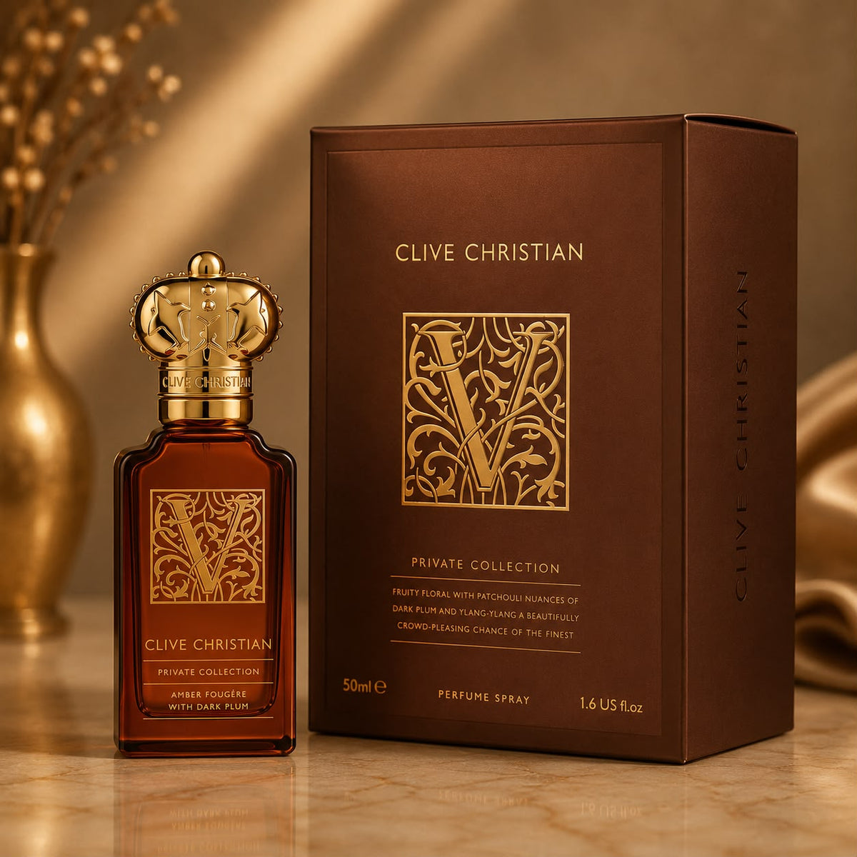 CLIVE CHRISTIAN Amber Fougere With Dark Plum Eau De Parfum 50ml