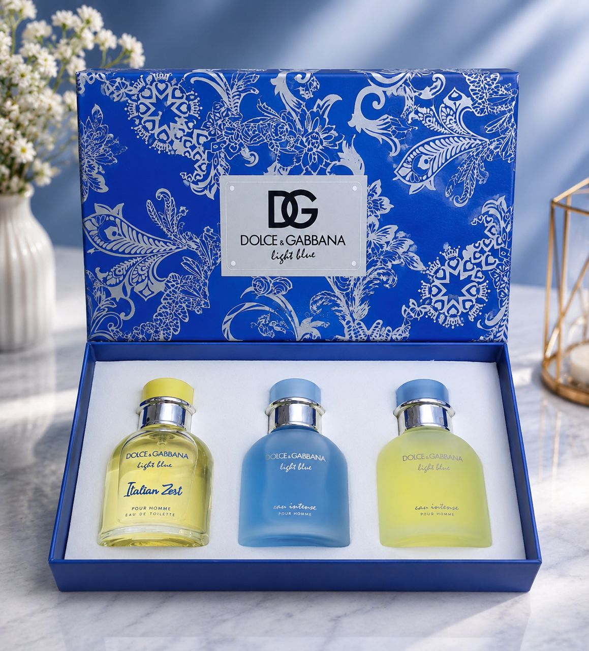 DOLCE AND GABBANA 3 IN 1 GIFT SET 3 × 40ML