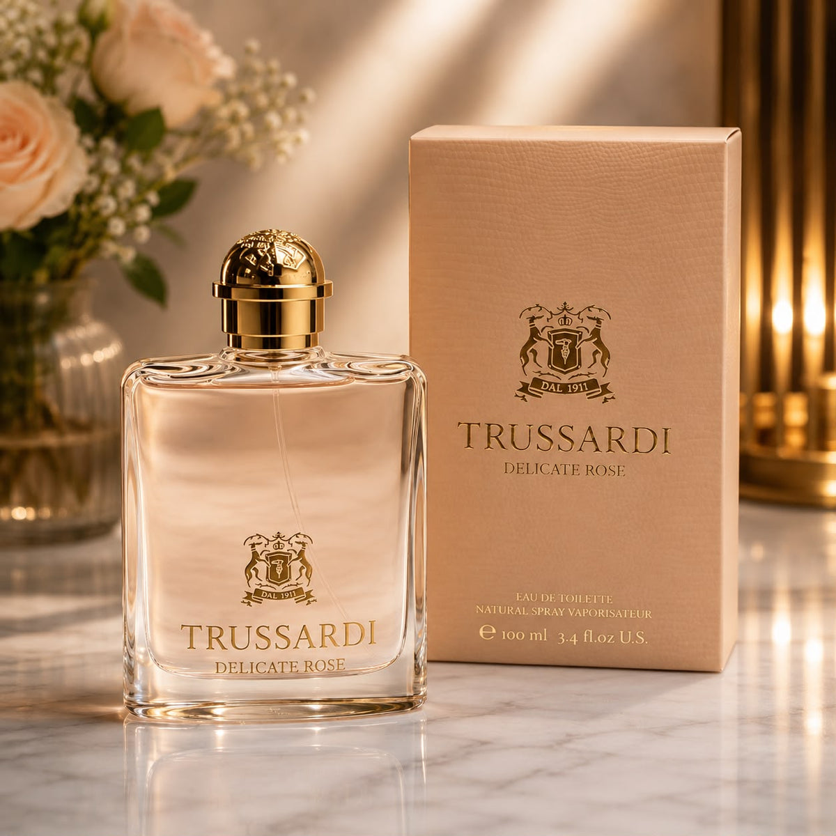 TRUSSARDI Delicate Rose Eau de Toilette 100ml