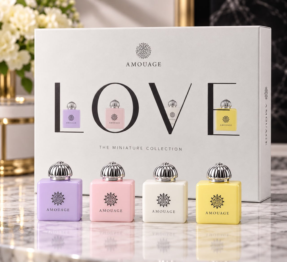AMOUAGE LOVE 4in1 GIFT SET 4×30ML